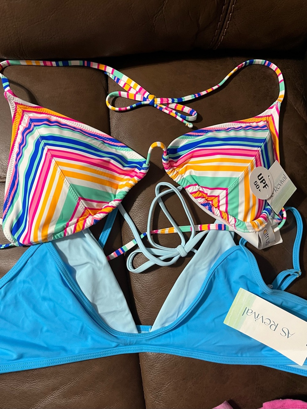 NEW Altar’d State AS Revival Set of 2 Bikini Swim Tops Size 3XL NWT